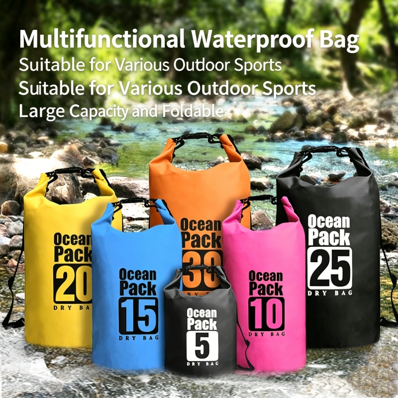 Fishing Boat Oar - Bolsa Impermeable para Natación 5L/10L/20L/30L, Bolsa