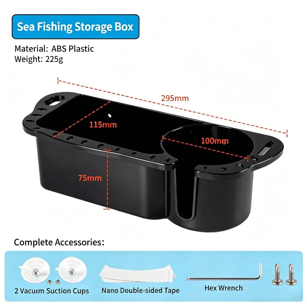 Contenedor de pesca ABS, caja  - Fishing Boat Steering Wheel reseña y precio